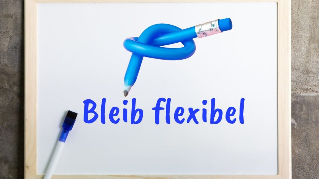 Budgetplanung für Anfänger - Tipp #1: Flexibilität einbauen 